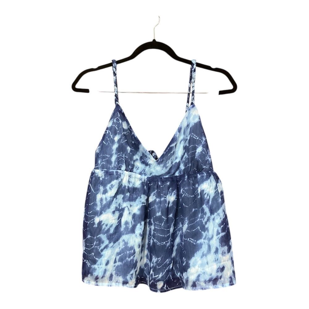 Y2K Sim & Sam Tank Women Large Blue NWT
